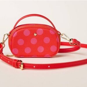 Kate Spade X Target Mini Red Polka Dot Crossbody Bag